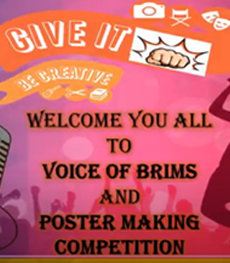 BRIMS conducted Online Students Singing & Poster Making Competition on 5th May, 2020