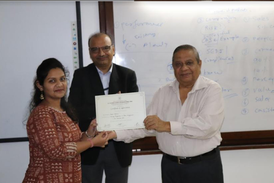 MDP programme conducted for Nidhi Broking Pvt Ltd on Sales Management  on 12th November, 2019