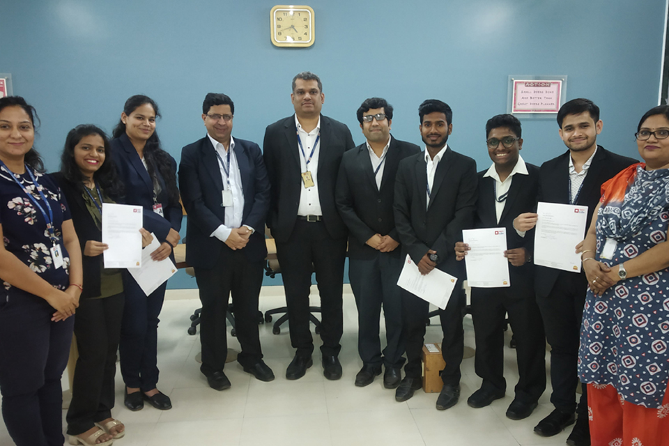 HDFC Life Campus Recruitment Drive held on 23rd December, 2019 at BRIMS