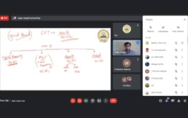 DR V N BRIMS conducted Webinar on How MBA/ MMS helps in design thinking and innovation By Prof. Krunal punjani.